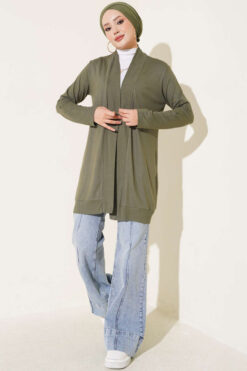 Alternative view of Cardigan Khaki