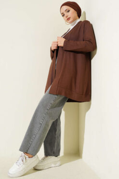 Alternative view of Cardigan Brown