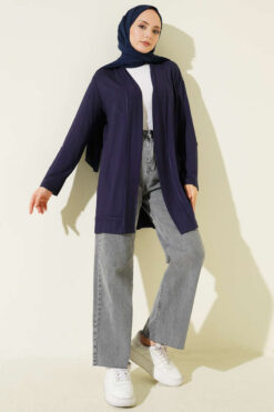 Alternative view of Cardigan Navy Blue