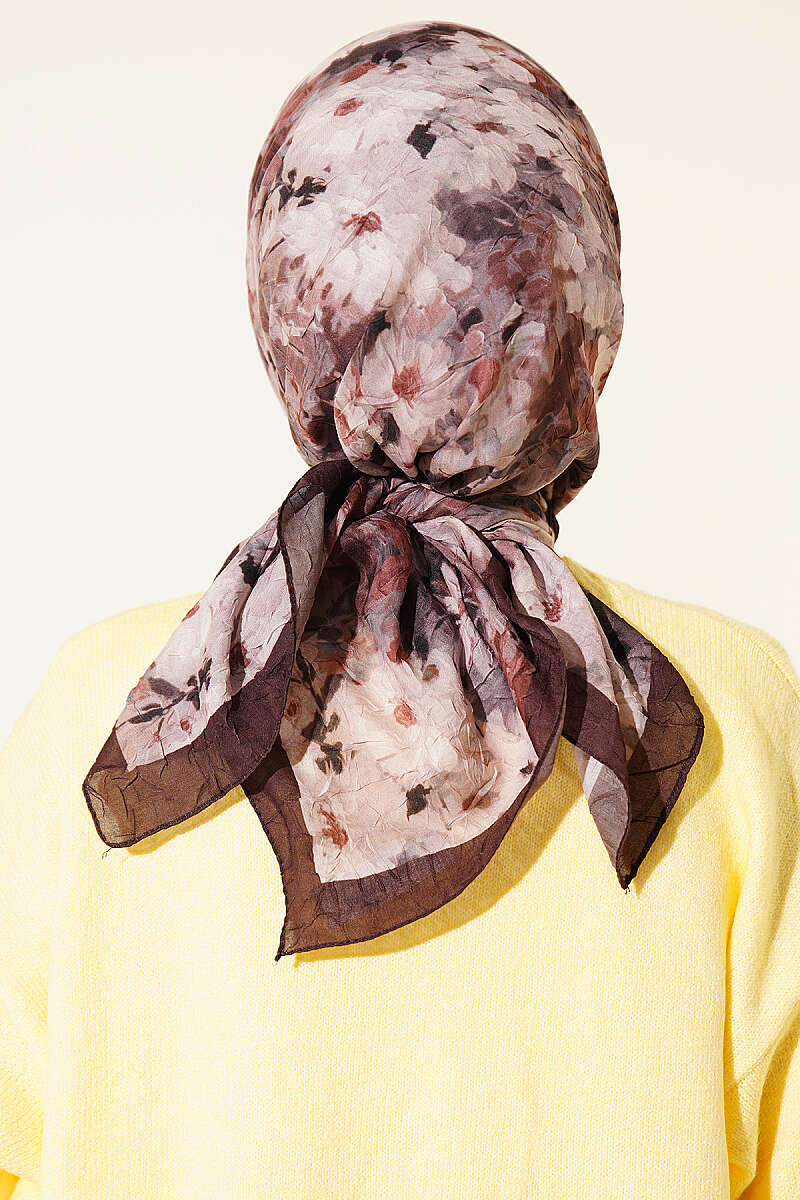 Scarf Dark Brown - Imagen 3