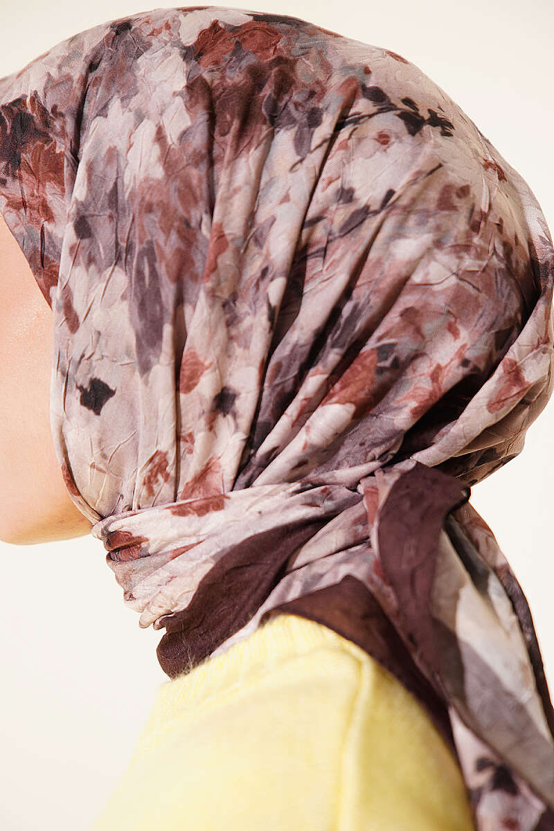 Scarf Dark Brown - Imagen 4