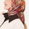 Marbled Pattern Shawl Mink - الصورة 2