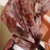 Marbled Pattern Shawl Brown – Bild 4