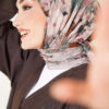 Marbled Pattern Shawl Grey
