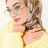 Marbled Pattern Shawl Green