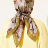 Marbled Pattern Shawl Green - Afbeelding 3