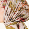 Marbled Pattern Shawl Green - Afbeelding 4