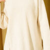 Zipper Detail Knit Tunic Beige – Bild 4
