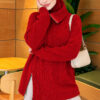 Zipper Detail Knit Tunic Red – Bild 3