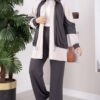 Zip-up Sweatshirt and Jogger Two-Piece Set Smoke – Bild 3