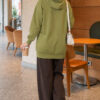 Zip-up Hoodie with Kangaroo Pocket Hazel – Image 4