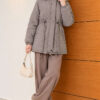 Fur-Trimmed Jacket with Elasticized Cuffs Mink – Bild 2