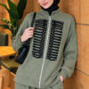 ⁦Zip-up Modal Loyşa Two-Piece Set Hazel⁩ - الصورة ⁦2⁩