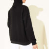 ⁦Zip-up NYC Embroidered French Terry Sweatshirt Black⁩ - الصورة ⁦3⁩