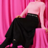 Ribbed Turtleneck Knit Sweater Pink - Afbeelding 2