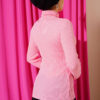 Ribbed Turtleneck Knit Sweater Pink - Afbeelding 3