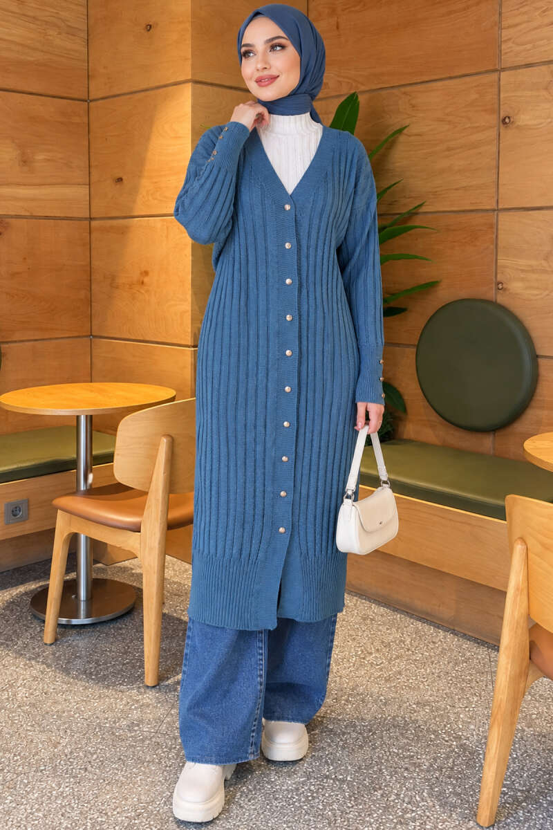Cardigan Indigo – Image 3
