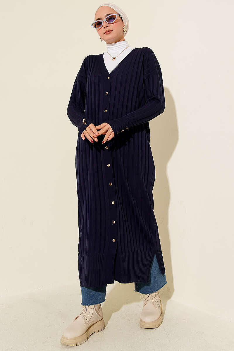 Cardigan Navy Blue – Image 2