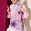 Flowers Bambu French Terry Shawl Lilac