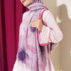 Flowers Bambu French Terry Shawl Lilac – Bild 2