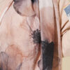 Flowers Bambu French Terry Shawl Beige - Image 4