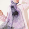 Flowers Bambu French Terry Shawl Grey