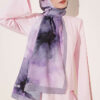 Flowers Bambu French Terry Shawl Grey - Imagen 2
