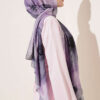 Flowers Bambu French Terry Shawl Grey - Imagen 3