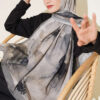 Flowers Bambu French Terry Shawl Khaki