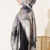 Flowers Bambu French Terry Shawl Khaki - Afbeelding 3