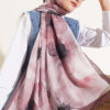 Flowers Bambu French Terry Shawl Brown