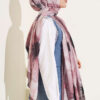 Flowers Bambu French Terry Shawl Brown – Bild 3