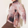 Flowers Bambu French Terry Shawl Latte