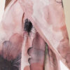 Flowers Bambu French Terry Shawl Latte - Imagen 4