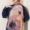 Flowers Bambu French Terry Shawl Lilac – Bild 2