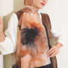 Flowers Bambu French Terry Shawl Black - Imagen 2