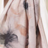 Flowers Bambu French Terry Shawl Stone - Image 4