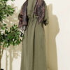 Zipped Modal Long Tunic Set with Scarf Hazel - Afbeelding 3