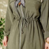 Zipped Modal Long Tunic Set with Scarf Hazel - Afbeelding 4
