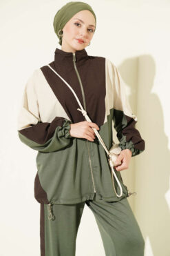 Alternative view of Two-Piece Set Khaki