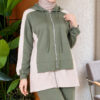 Hooded French Terry Jogger Two-Piece Set Hazel – Bild 2