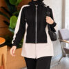 Hooded French Terry Jogger Two-Piece Set Black – Bild 3