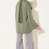 Loose-Sleeve Loungewear Tunic Khaki – Image 3