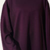 Loose-Sleeve Loungewear Tunic Plum - immagine 4