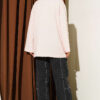 ⁦Wide Sleeve Basic Tunic Salmon⁩ - الصورة ⁦3⁩