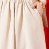 Buttoned Pocket Dabıl Skirt Beige – Image 4