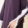 Shirt Panel Stone Embellished Tunic Purple – Image 4