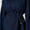 Shirt Collar Denim Tunic Navy Blue - Afbeelding 4