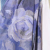 Rose-Patterned Bamboo French Terry Shawl Lilac – Image 4