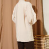 Lined Embellished Hoodie Set Beige - Imagen 3